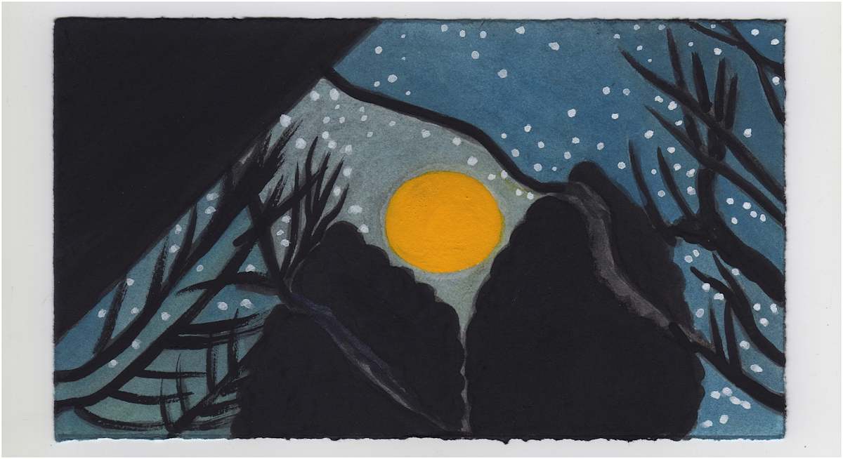 Bright Moon. #1167 by Raya Bodnarchuk, Estate, Image 1.