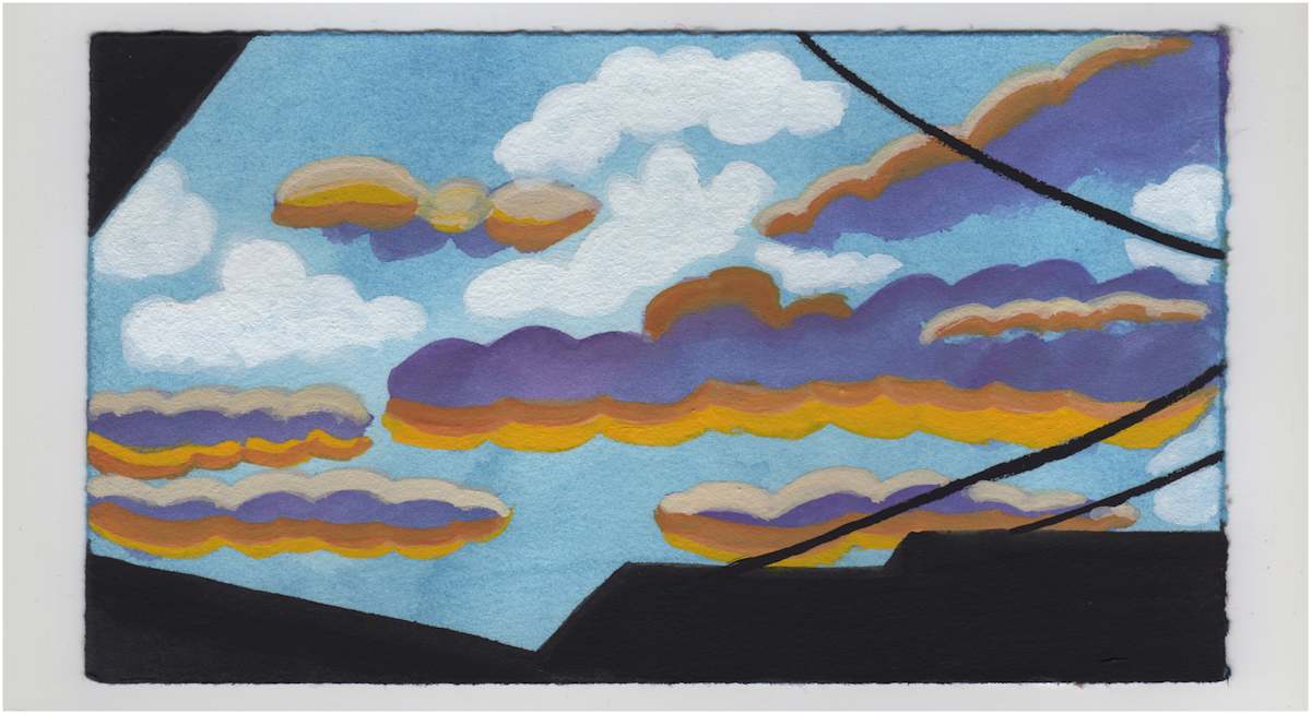 The Clouds. #1183 by Raya Bodnarchuk, Estate, Image 1.