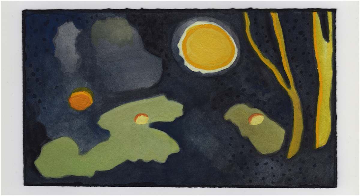 Mystery Night. #1198 by Raya Bodnarchuk, Estate, Image 1.