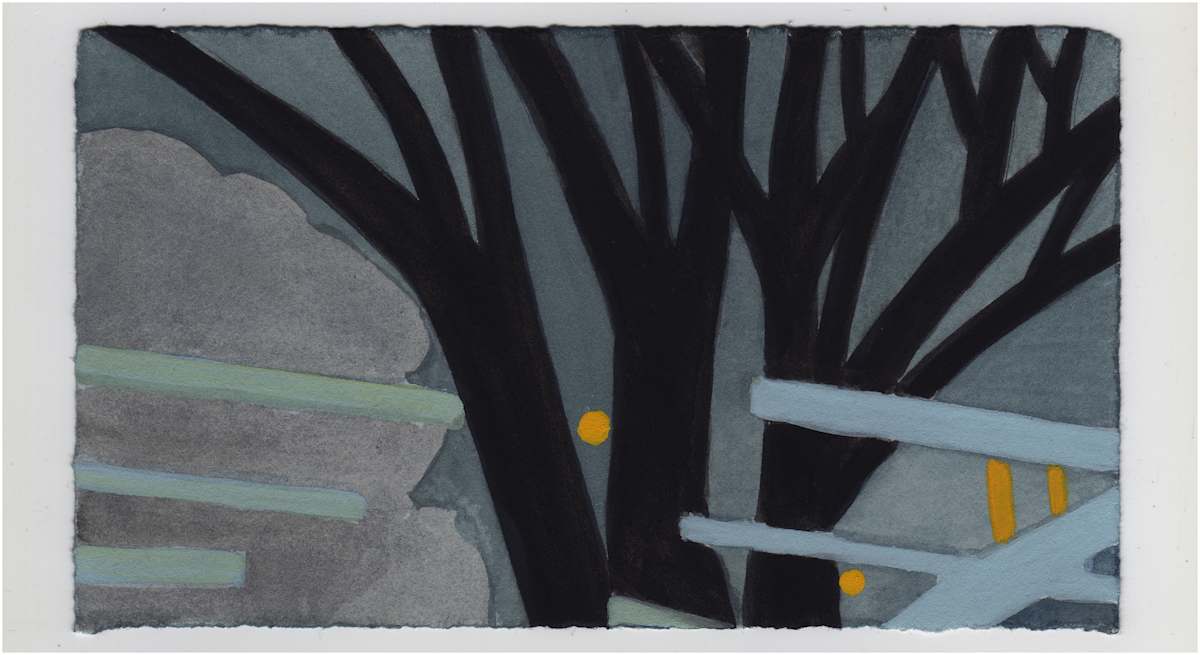 Through The Maple. #1217 by Raya Bodnarchuk, Estate, Image 1.