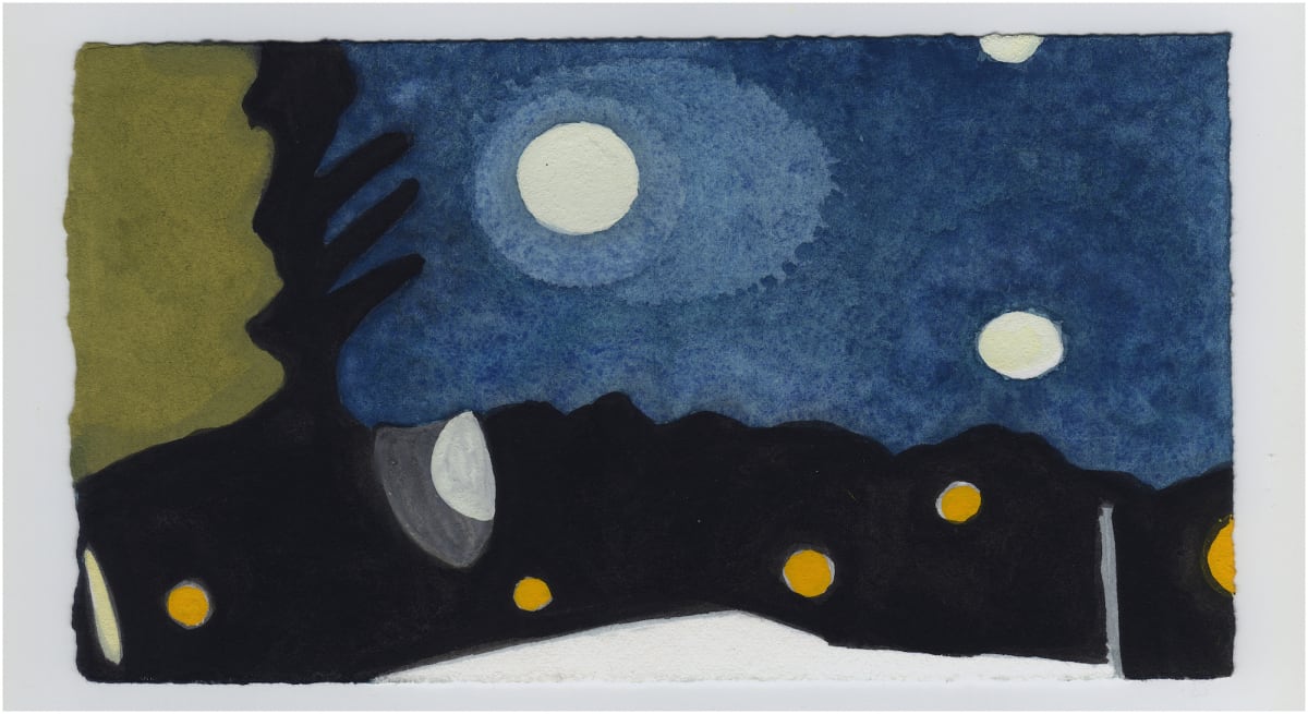 The Moon Over the Park. #1230 by Raya Bodnarchuk, Image 1.