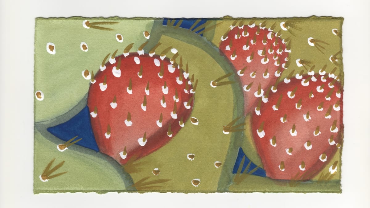 Red Nopales From My Friend in California. #1244 by Raya Bodnarchuk, Image 1.