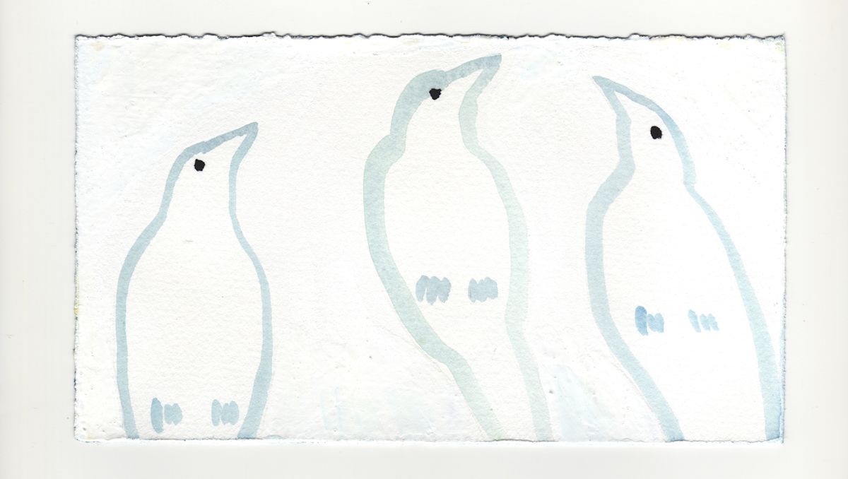 Crows. #1257 by Raya Bodnarchuk, Estate, Image 1.