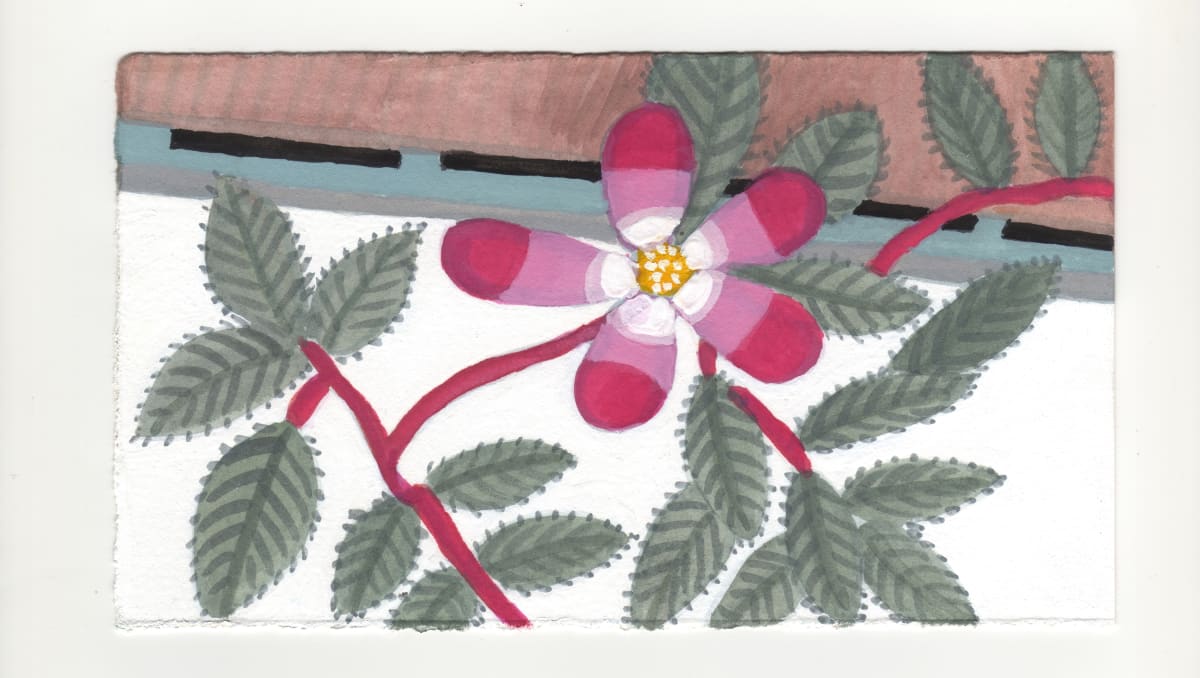 Five Petal Rose. #1259 by Raya Bodnarchuk, Estate 