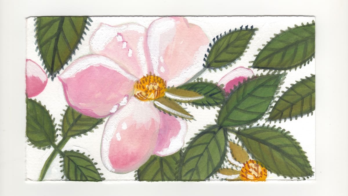 Rose Leaves. #1273 by Raya Bodnarchuk, Image 1.