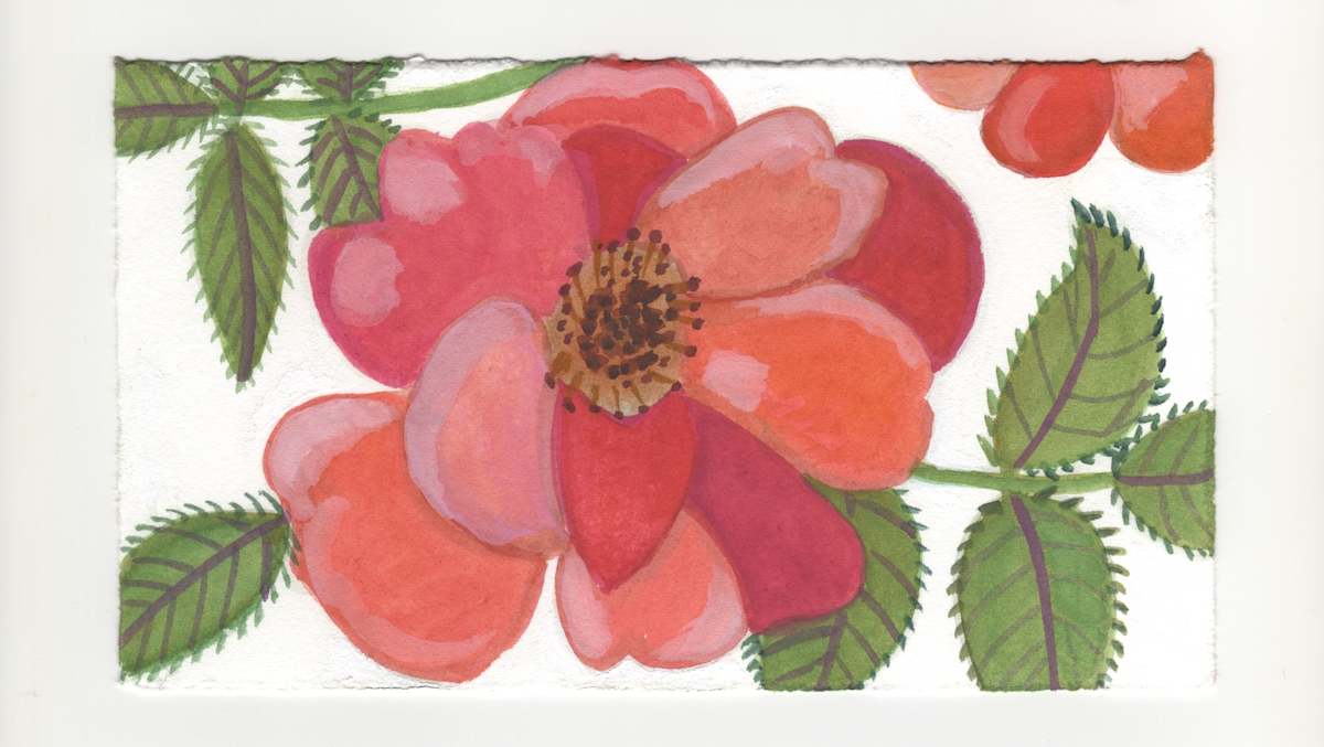 This Red Rose. #1274 by Raya Bodnarchuk, Estate, Image 1.