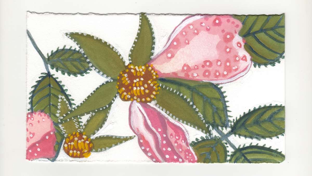 Two Petals Today. #1275 by Raya Bodnarchuk, Estate, Image 1.