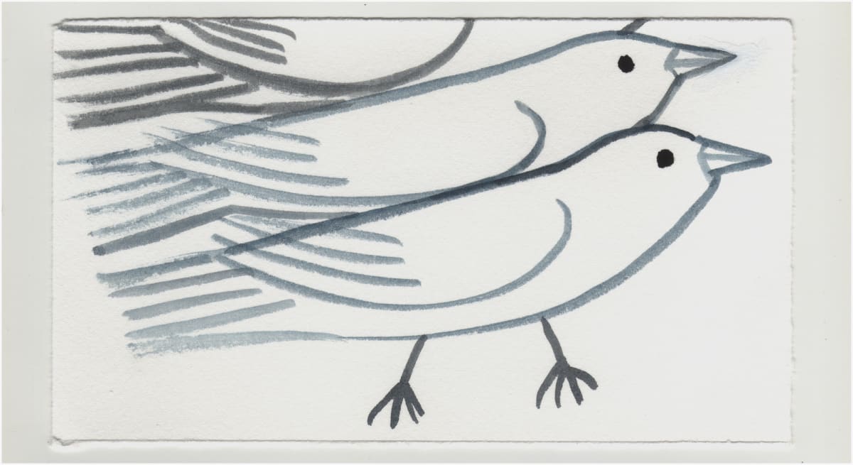 Three Robins. #1297 by Raya Bodnarchuk, Estate 