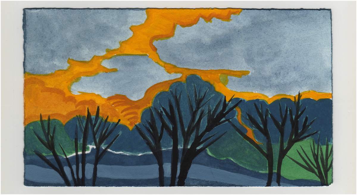 The Solstice Sunset. #1300 by Raya Bodnarchuk, Estate, Image 1.