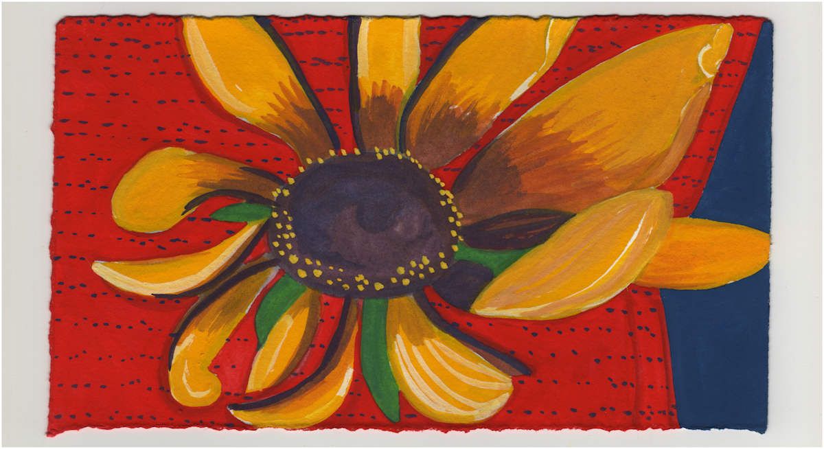 A Black Eyed Susan. #1304 by Raya Bodnarchuk, Estate, Image 1.