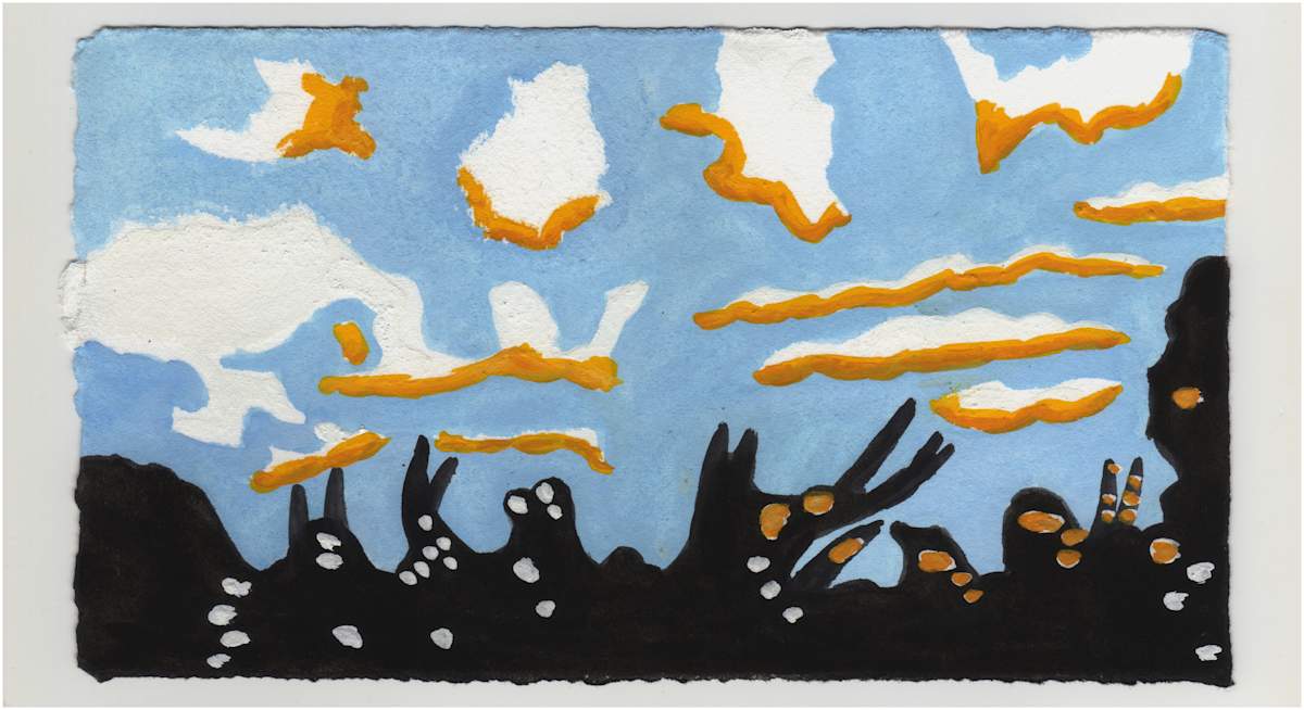 Reflections on the Clouds. #1306 by Raya Bodnarchuk, Estate, Image 1.