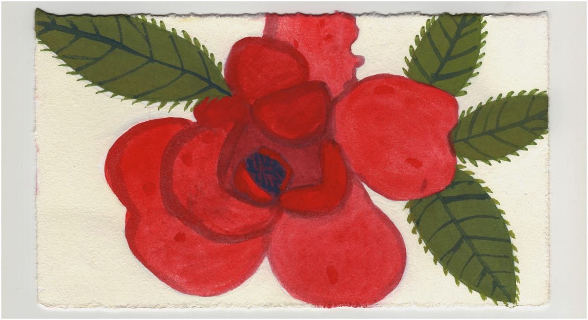 A Red Rose with Spots. #1316 by Raya Bodnarchuk, Estate 