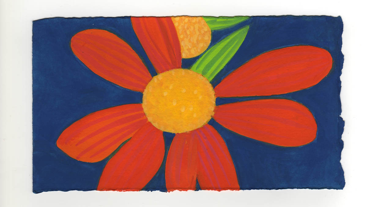A Mexican Sunflower. #1333 by Raya Bodnarchuk, Estate, Image 1.