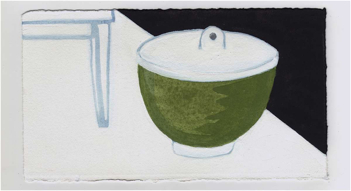 A Lid on the Bowl. #1387 by Raya Bodnarchuk, Estate, Image 1.