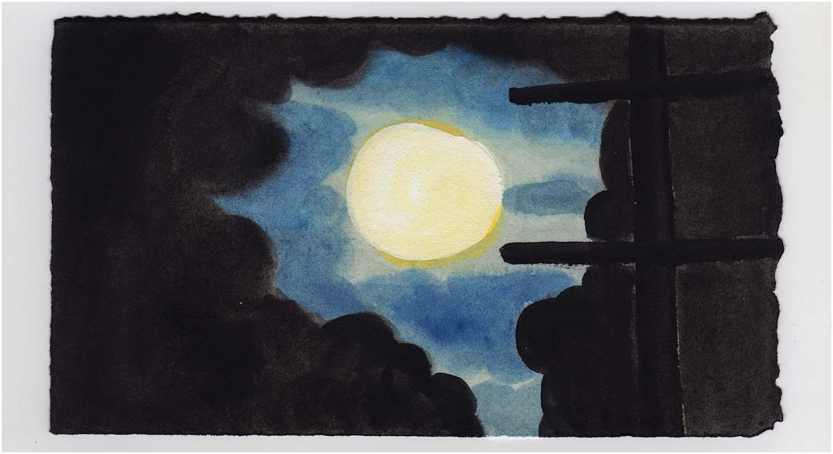 The Moon Tonight. #1409 by Raya Bodnarchuk, Estate, Image 1.