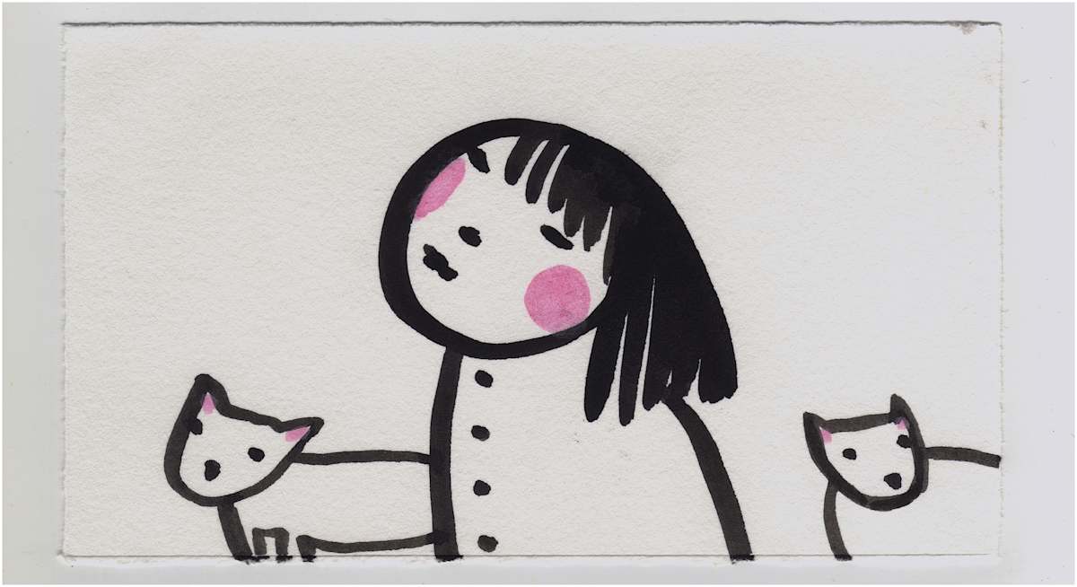 Out For a Walk. #1417 by Raya Bodnarchuk, Estate, Image 1.