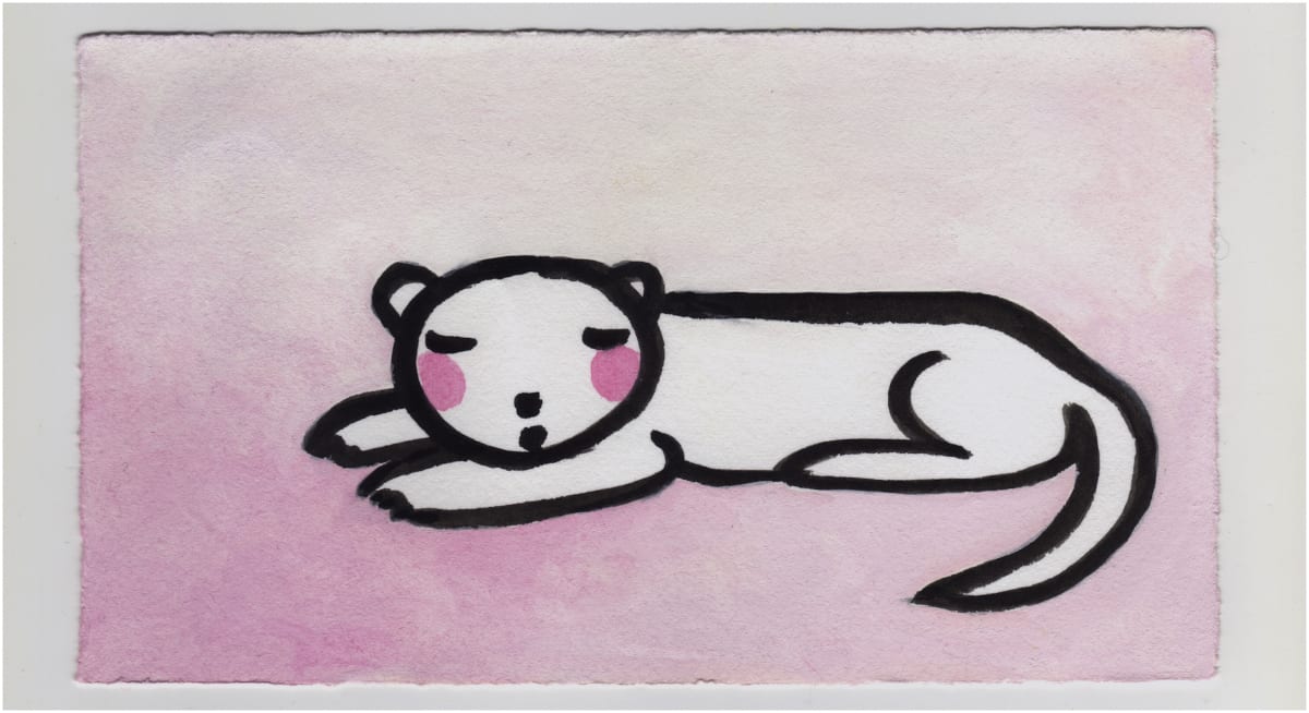 A Little Nap in the Pink. #1424 by Raya Bodnarchuk, Estate, Image 1.