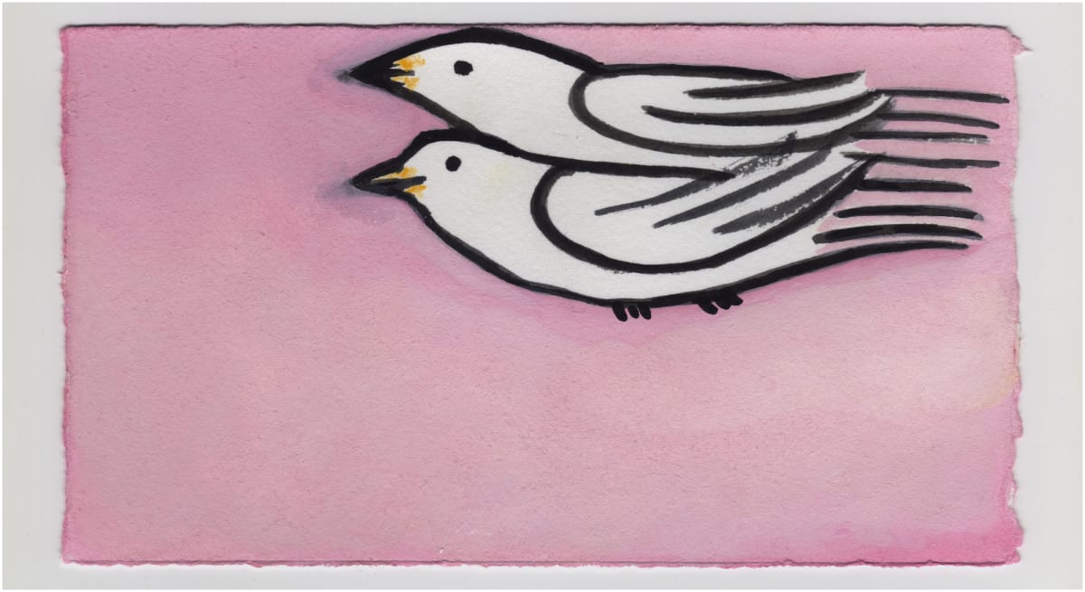 Two Birds. #1426 by Raya Bodnarchuk, Estate, Image 1.
