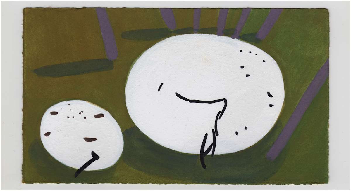 Two New Giant Puffballs in November. #1451 by Raya Bodnarchuk, Estate, Image 1.