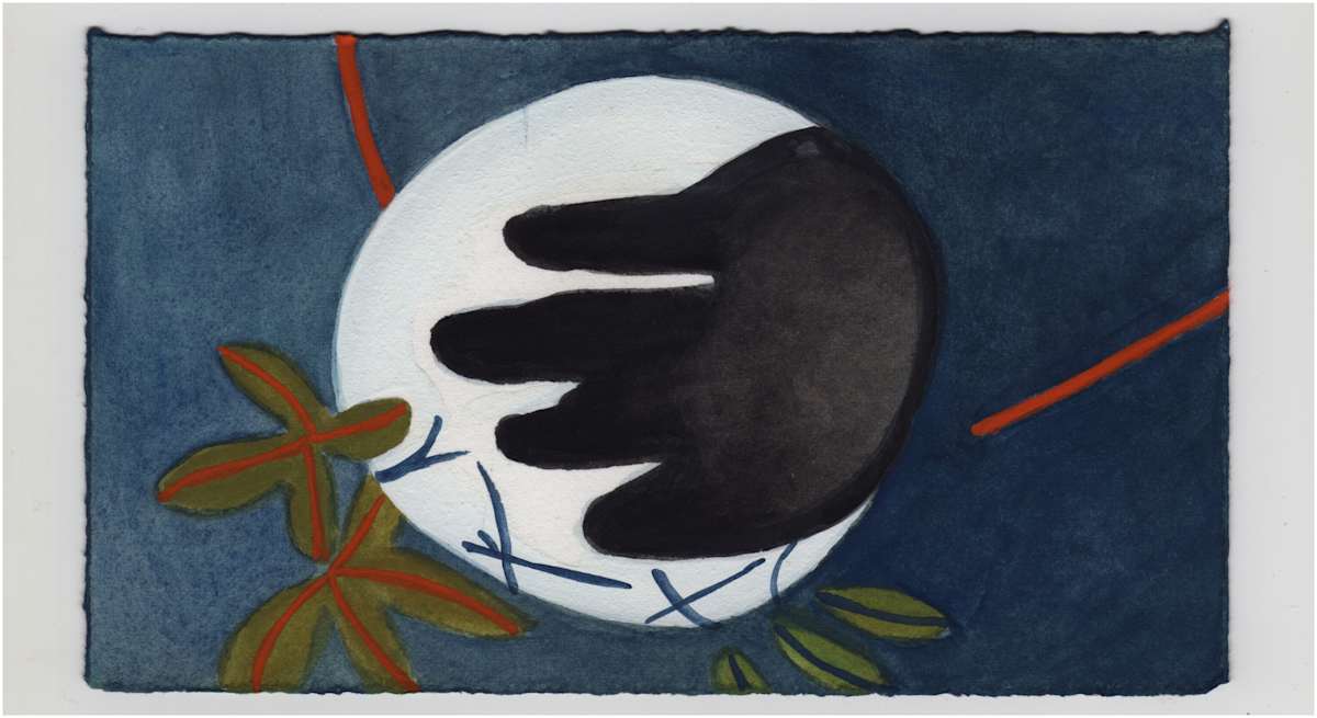 A Shadow on the Giant Puffball. #1459 by Raya Bodnarchuk, Estate, Image 1.