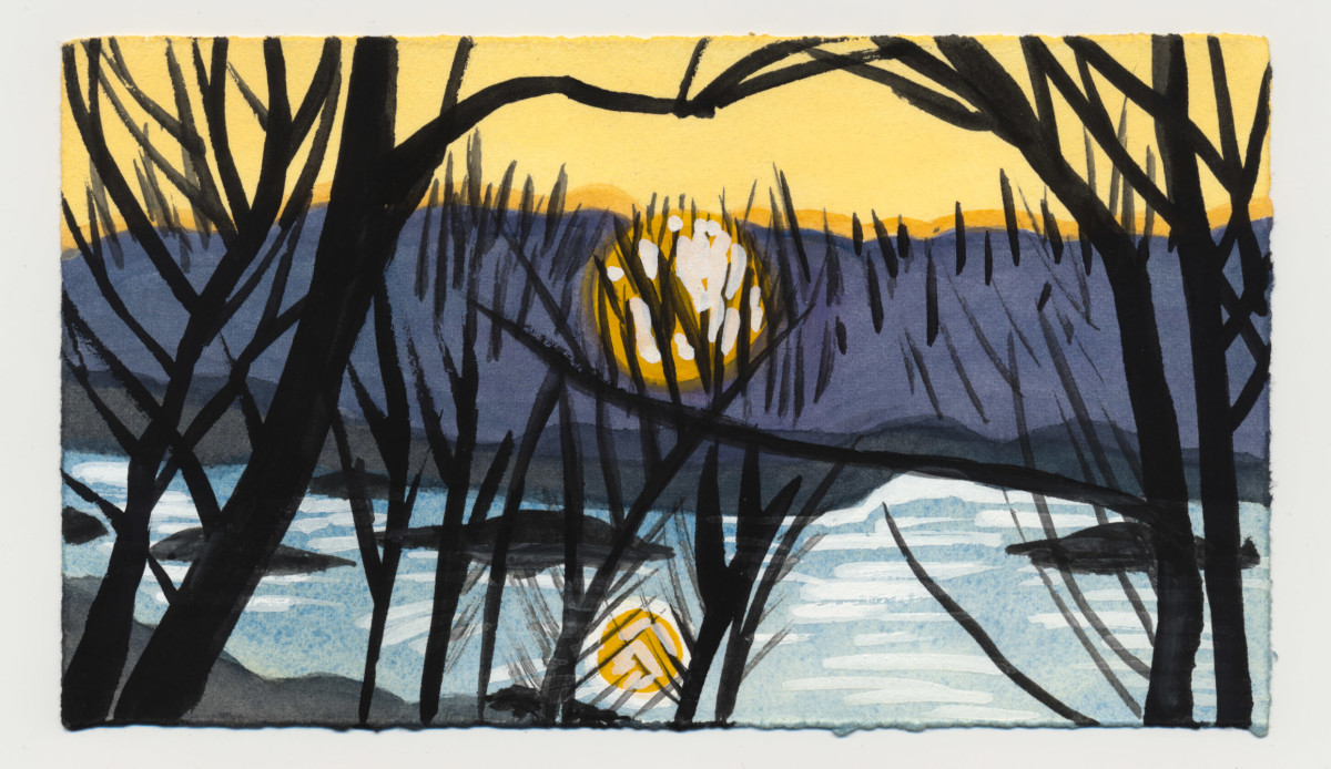 The Setting Sun. #1466 by Raya Bodnarchuk 