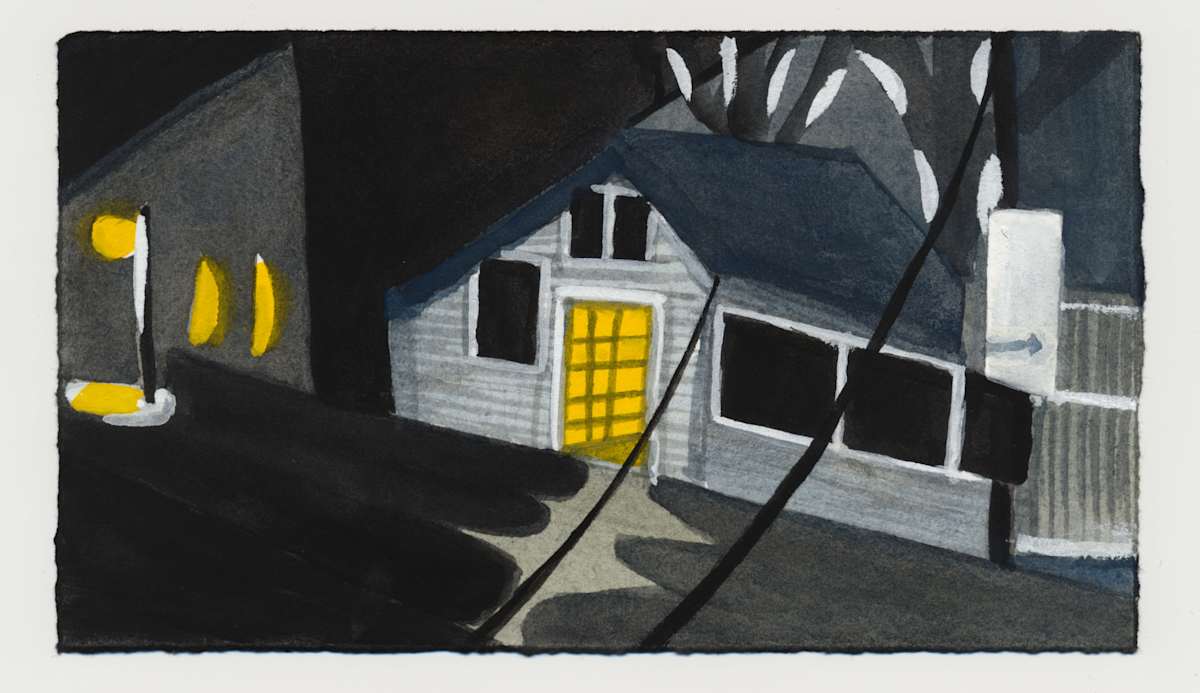 Shadows Across the Street. #1486 by Raya Bodnarchuk, Estate, Image 1.