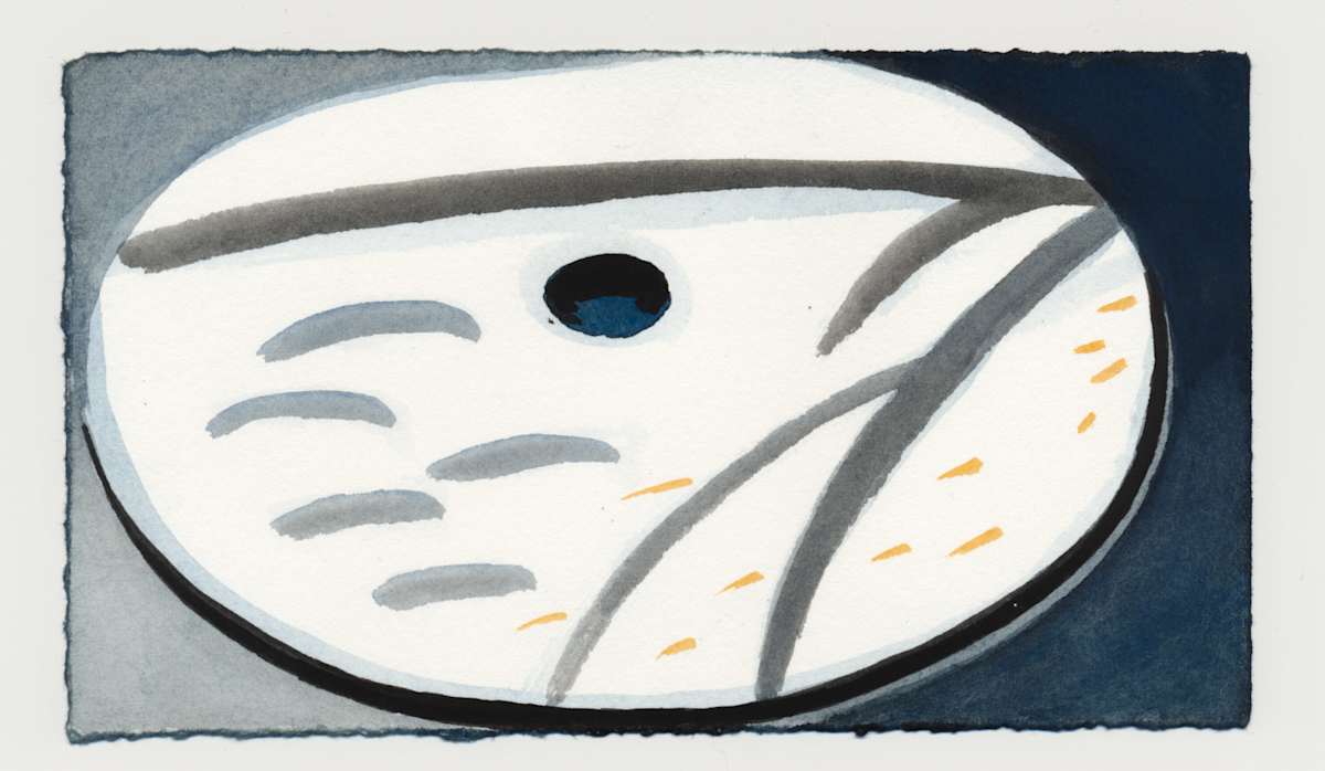 Moonlight on the Last Night of the Year. #1494 by Raya Bodnarchuk, Estate, Image 1.