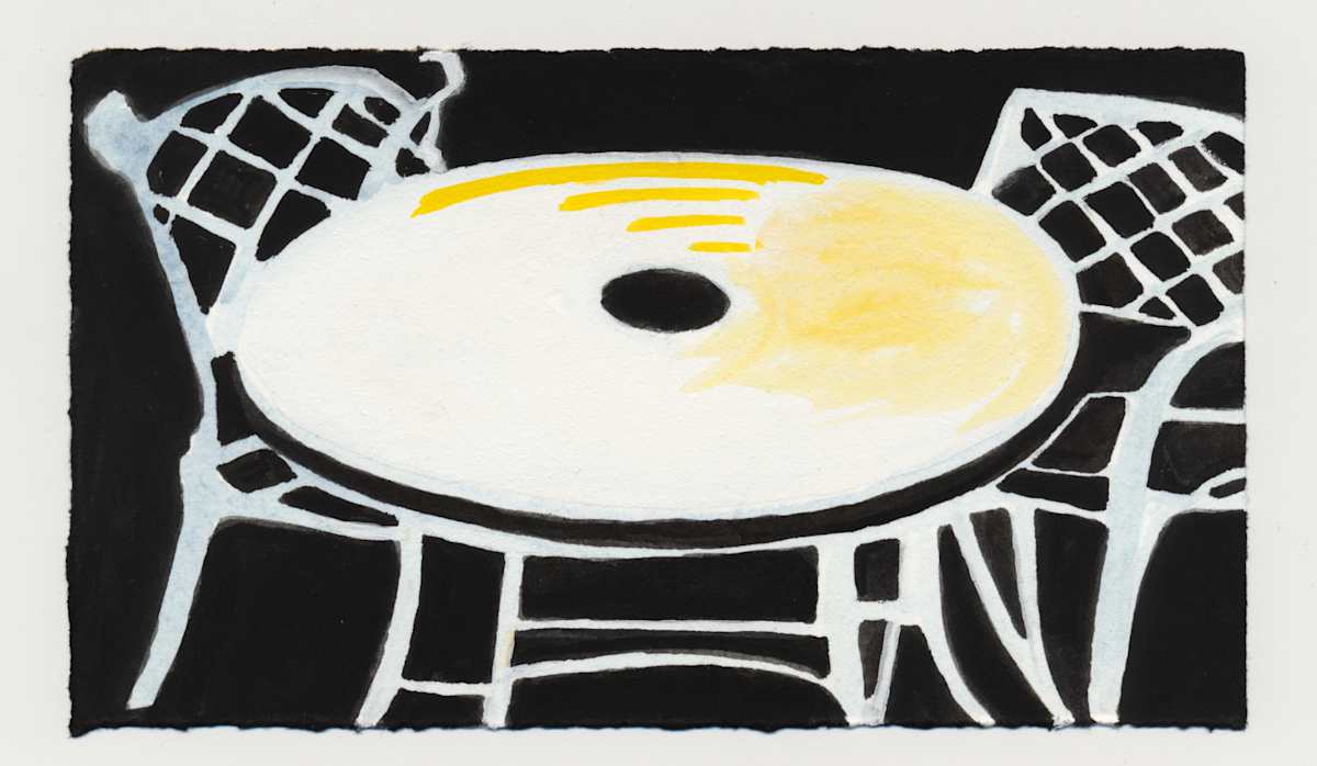 Some Moonlight on the Snowy Table. #1500 by Raya Bodnarchuk, Estate, Image 1.