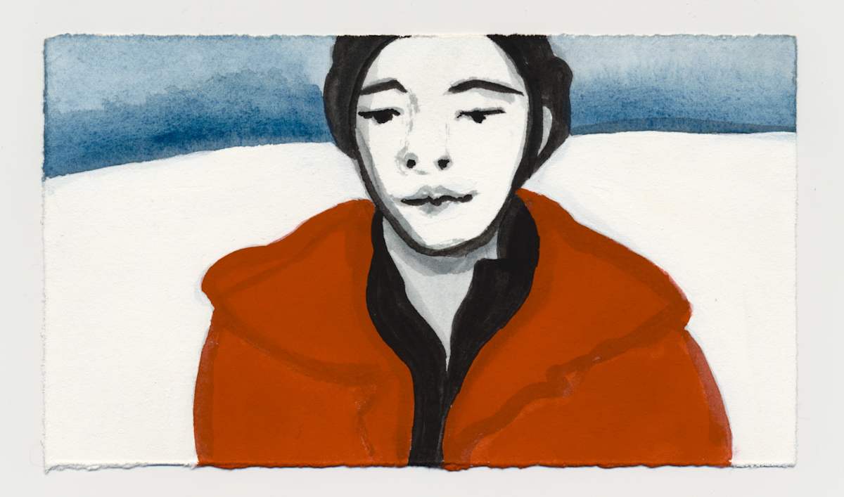 In the Snow -- with Allegra Houli. #1501 by Raya Bodnarchuk, Estate, Image 1.