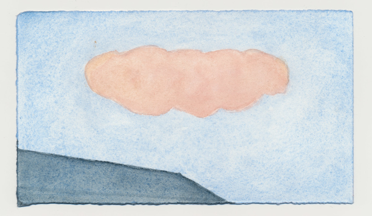 A Pink Cloud over the Town Hall at Sunset. #1503 by Raya Bodnarchuk, Estate 