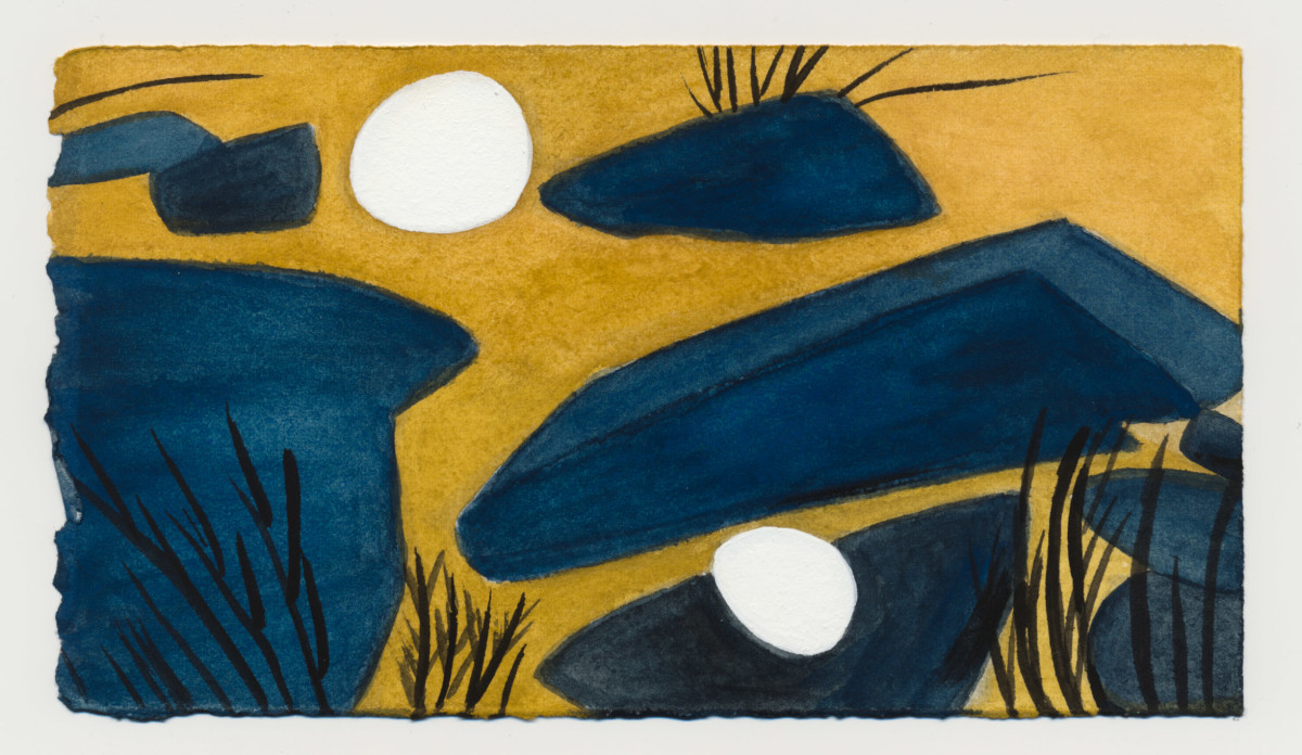 Ice Balls and the Muddy River. #1508 by Raya Bodnarchuk, Estate 