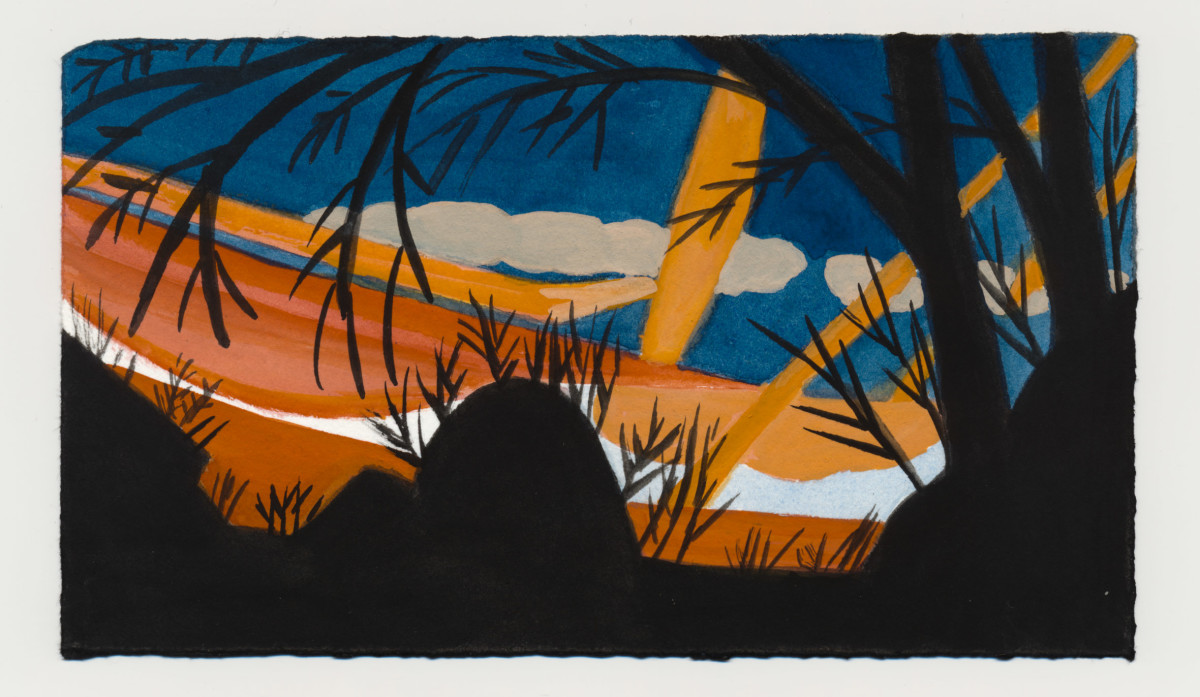 Sunset Night. #1514 by Raya Bodnarchuk, Estate 