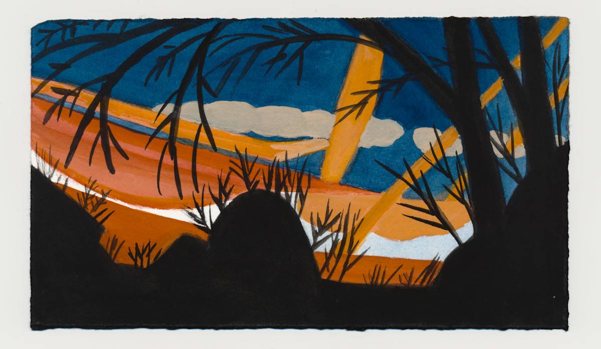 Sunset Night. #1514 by Raya Bodnarchuk, Estate, Image 1.