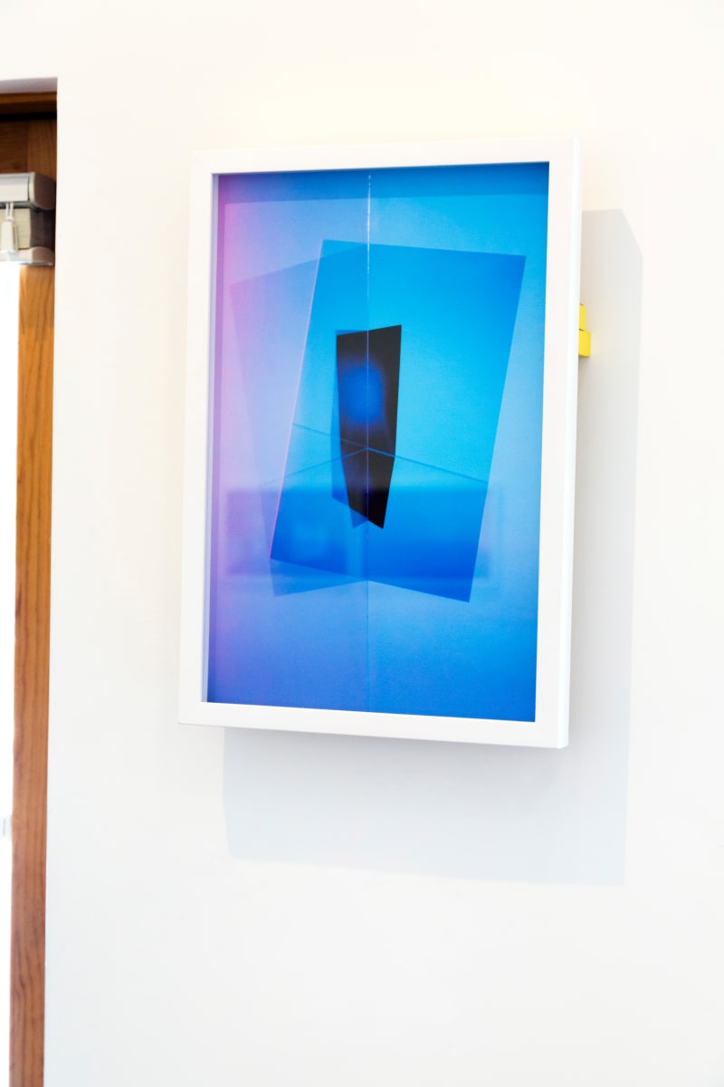 Reflected Blue on Blue, pink left by Aaron Farley, Image 2.