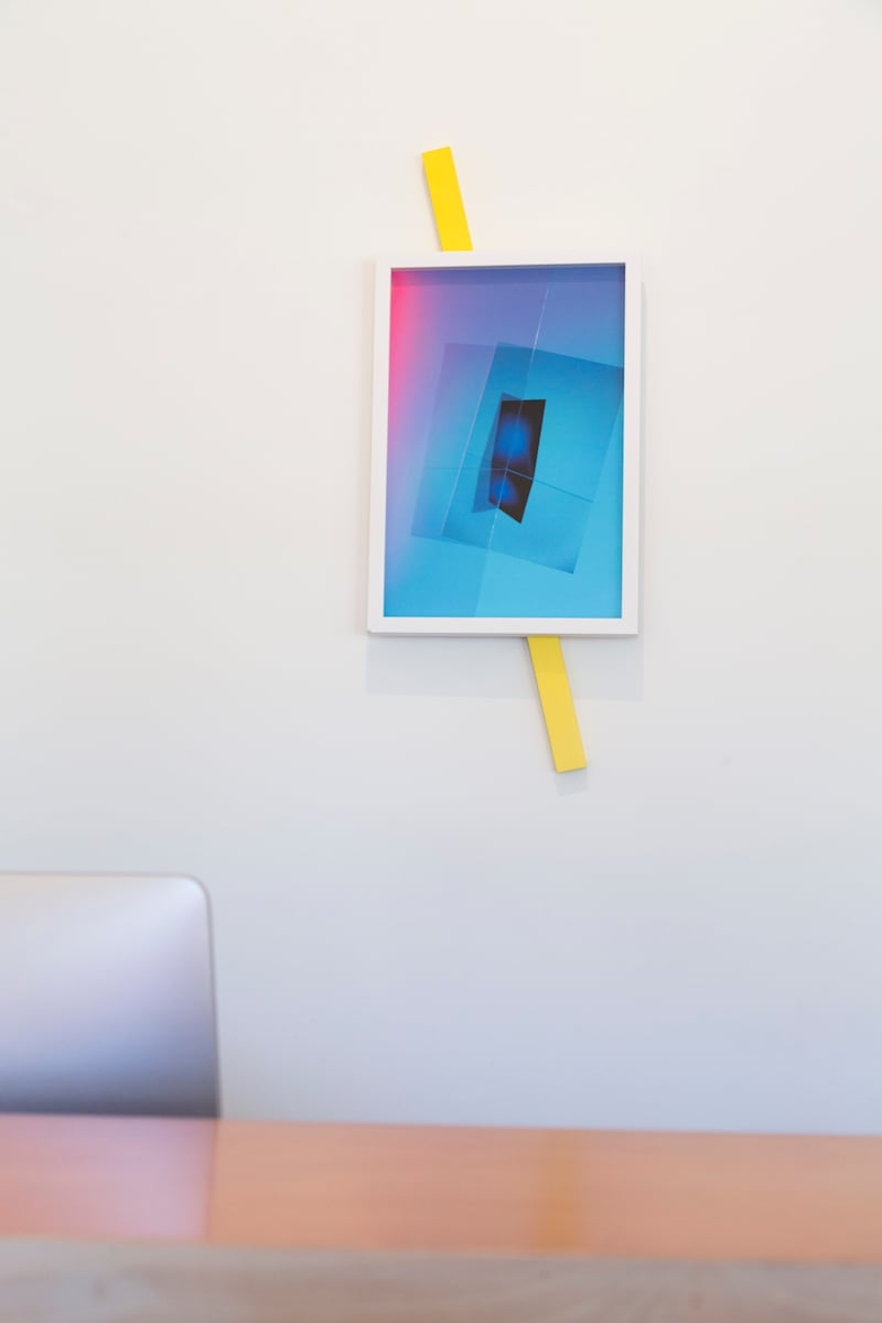 Reflected Blue on Blue, pink high by Aaron Farley, Image 2.