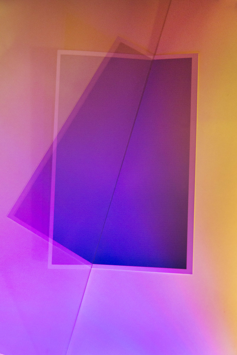 Orange Purple print reflection by Aaron Farley, Image 1.