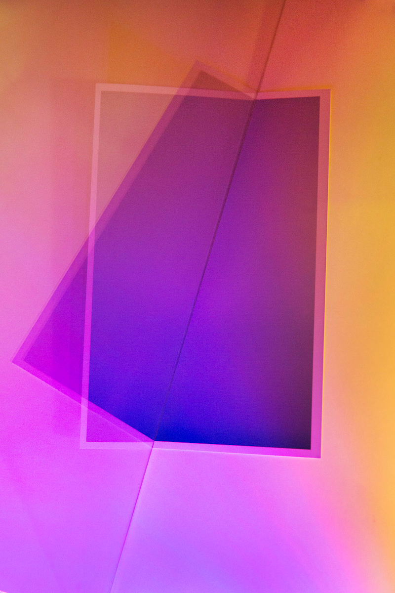 Orange Purple print reflection by Aaron Farley, Image 1.
