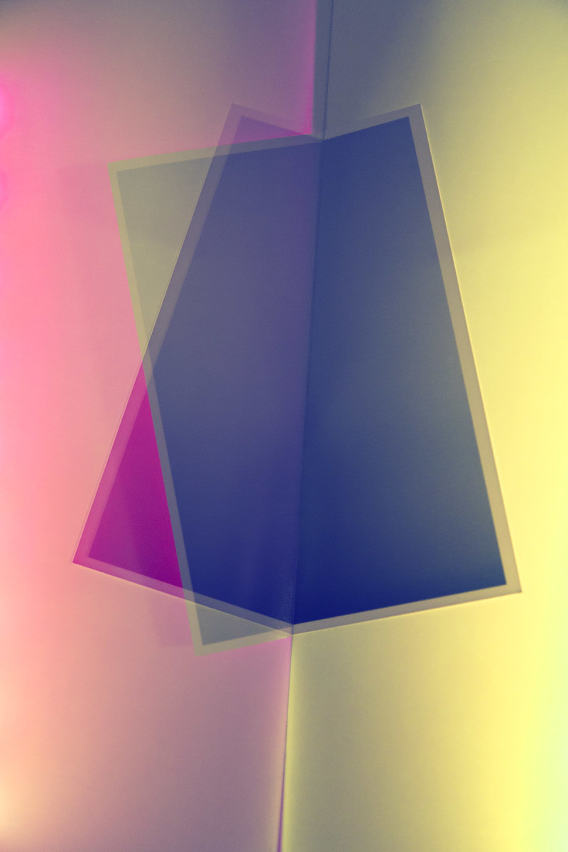 Pink and Yellow print reflection by Aaron Farley, Image 1.