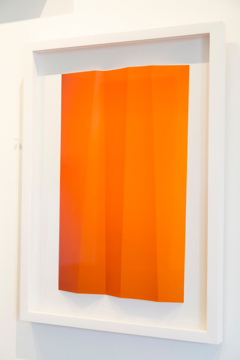 Burnt Orange w/4 Folds by Aaron Farley, Image 1.