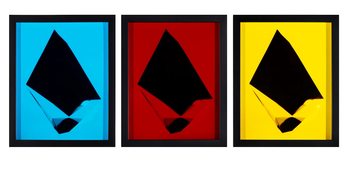 Blue, Red, Yellow Diamond ( separate pieces) by Aaron Farley, Image 1.