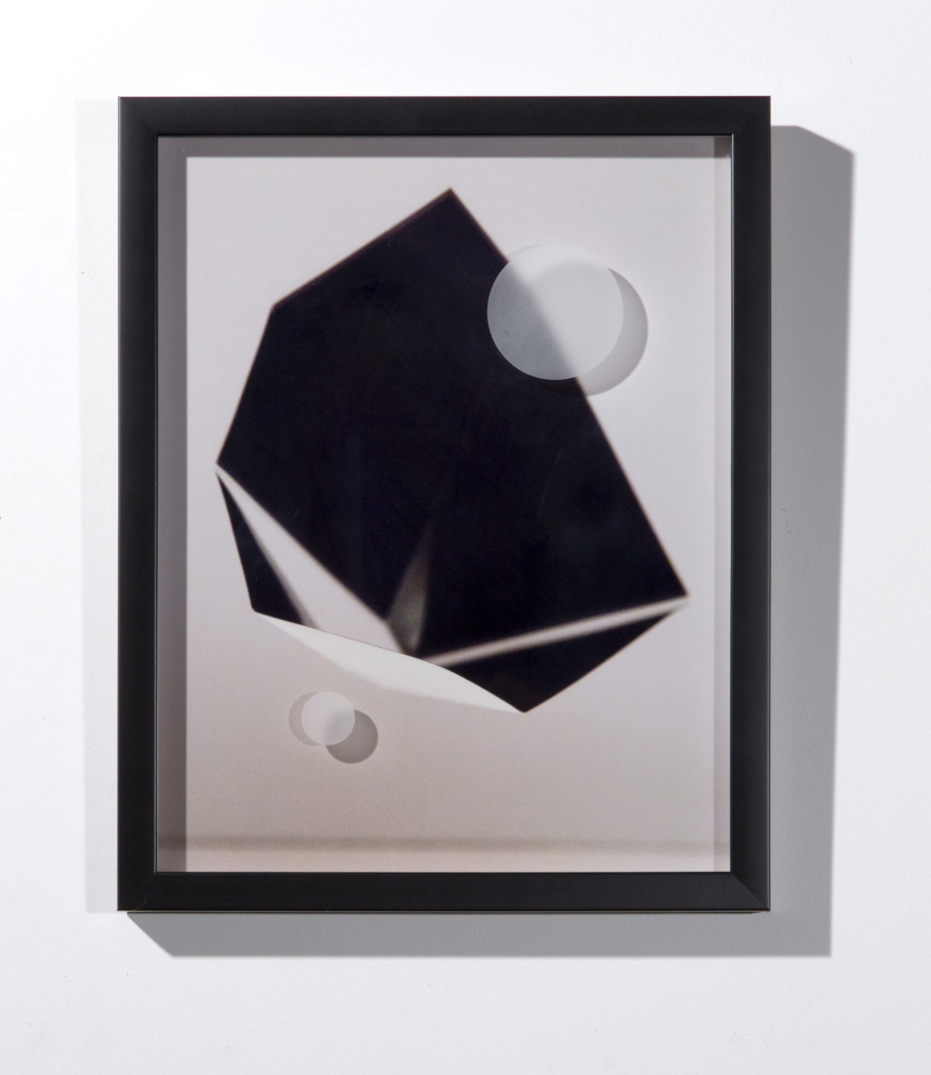 Diamond 1 with 2 circle etching by Aaron Farley, Image 1.