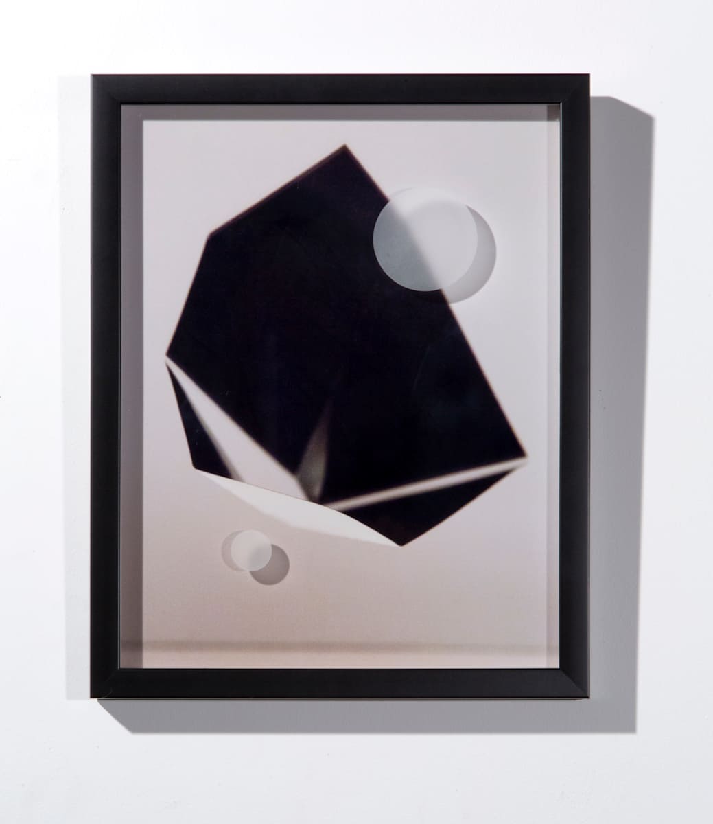 Diamond 1 with 2 circle etching by Aaron Farley, Image 1.