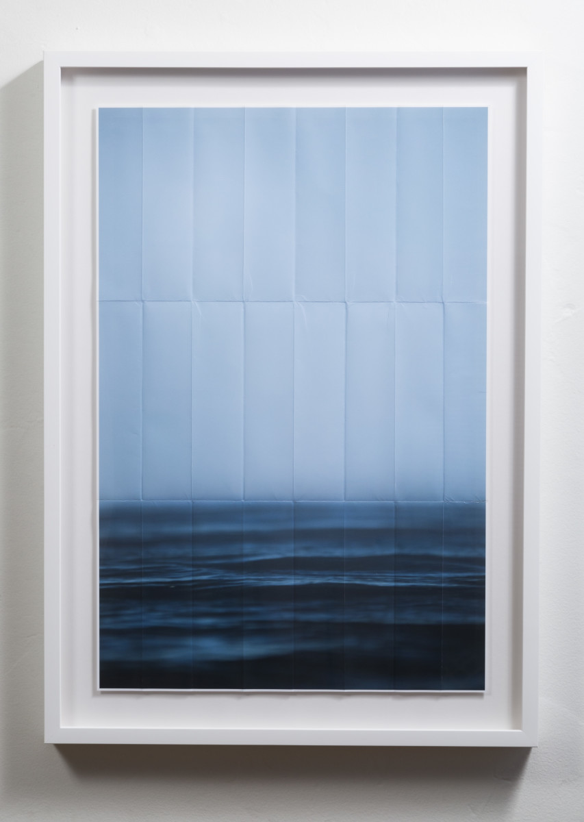 Blue Waves with 9 Folds by Aaron Farley, Image 1.