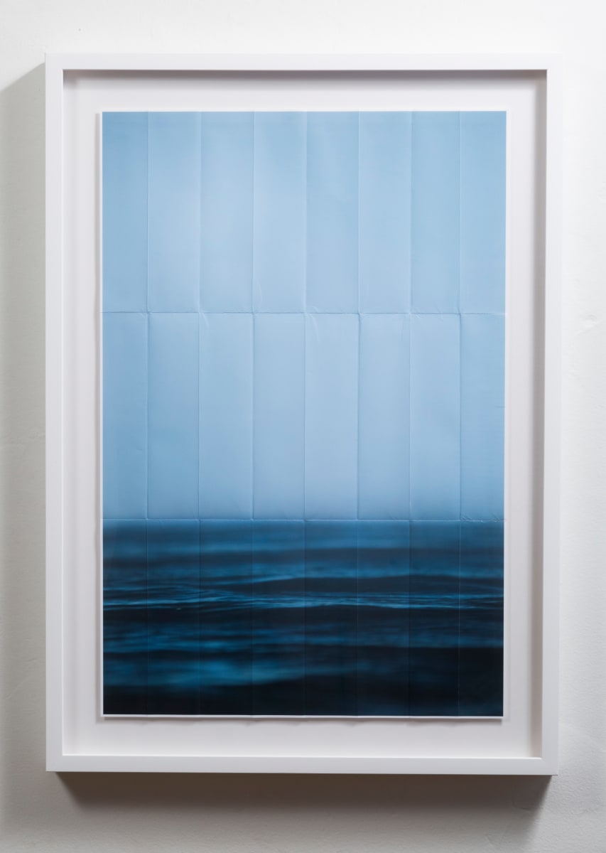 Blue Waves with 9 Folds by Aaron Farley, Image 1.