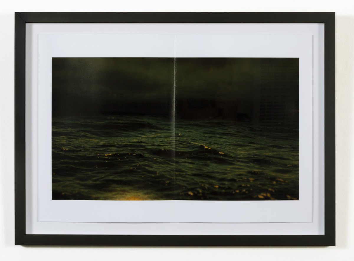 Blue Green Yellow Waves /  Book Fold by Aaron Farley, Image 1.