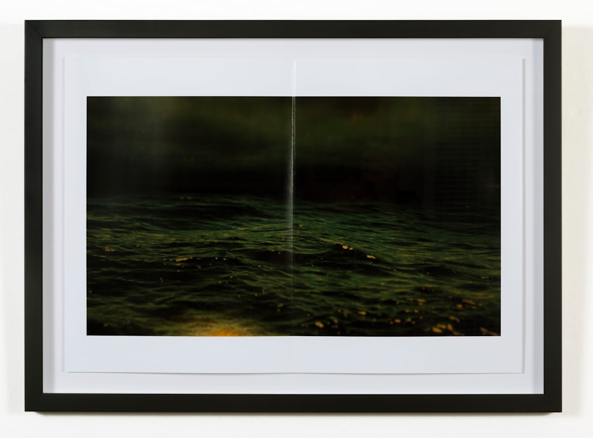 Blue Green Yellow Waves /  Book Fold by Aaron Farley, Image 1.