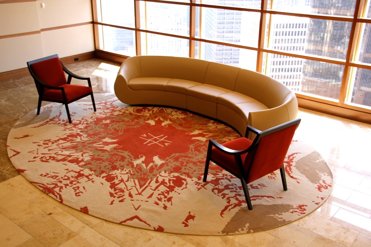 Custom Rug Design by Nicola Parente by Nicola Parente (Multidisciplinary Artist) 