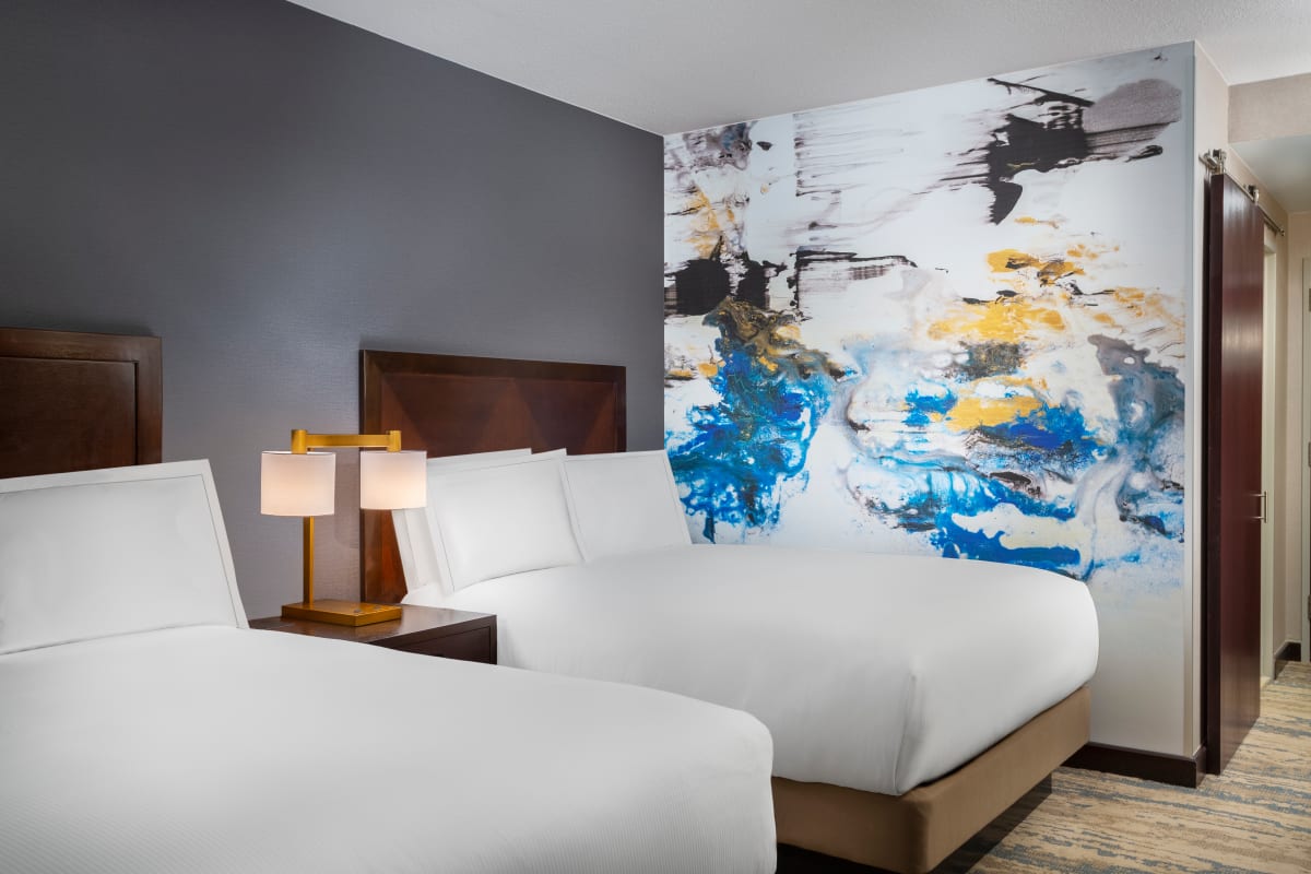 Hilton Americas Room Murals by Nicola Parente (Multidisciplinary Artist) 