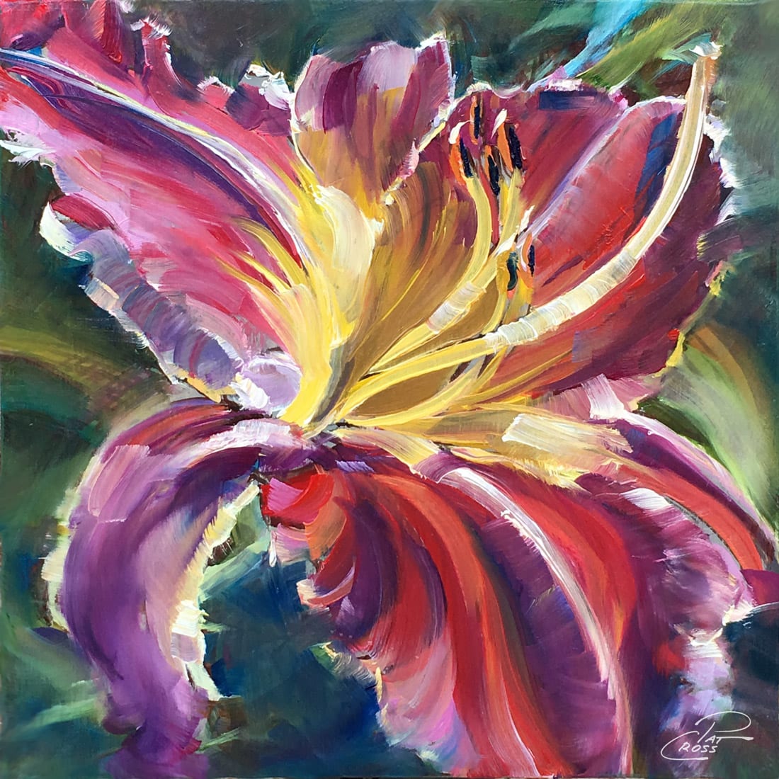 A Burst of Red by Pat Cross 