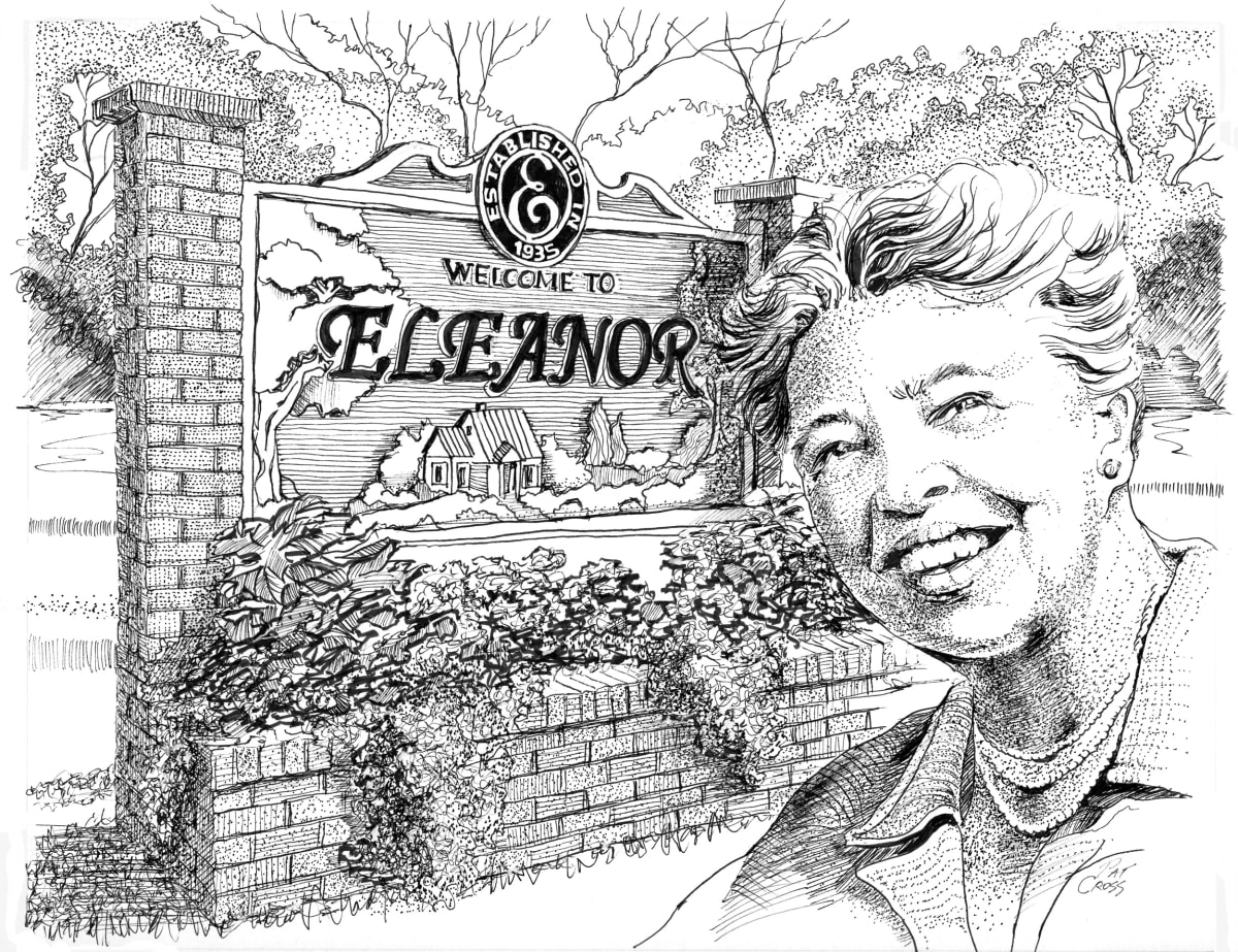 Ahead of Her Time by Pat Cross  Image: Week 5 of Eleanor's 2020 Vision